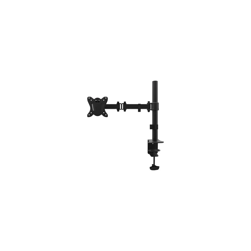 Equip Monitor Asztali konzol - 650151 (13"-32", 1 monitor, dönthető, forgatható, állítható magasság, Max.: 9kg, fekete)