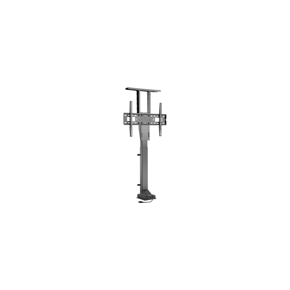 Equip TV/Monitor állvány - 650606 (37"-65" álló, beépíthető, motoros, távirányító, Max.:50kg, fekete)
