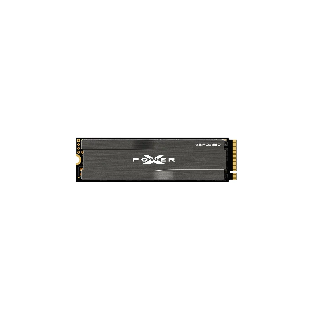 Silicon Power SSD - 512GB XD80 (r:3400MB/s; w:3000 MB/s, NVMe 1.3 támogatás, M.2 PCIe Gen 3x4, hűtőbordás)