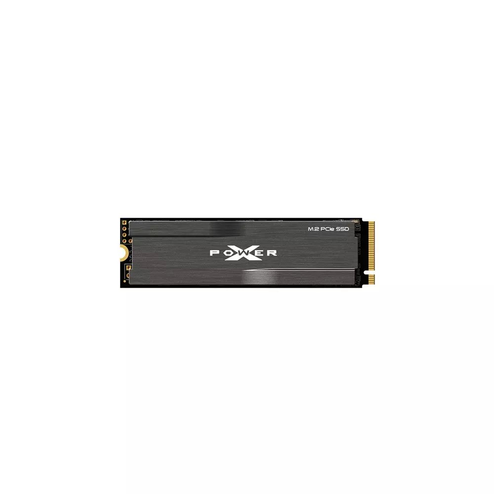 Silicon Power SSD - 1TB XD80 (r:3400MB/s; w:3000 MB/s, NVMe 1.3 támogatás, M.2 PCIe Gen 3x4, hűtőbordás)