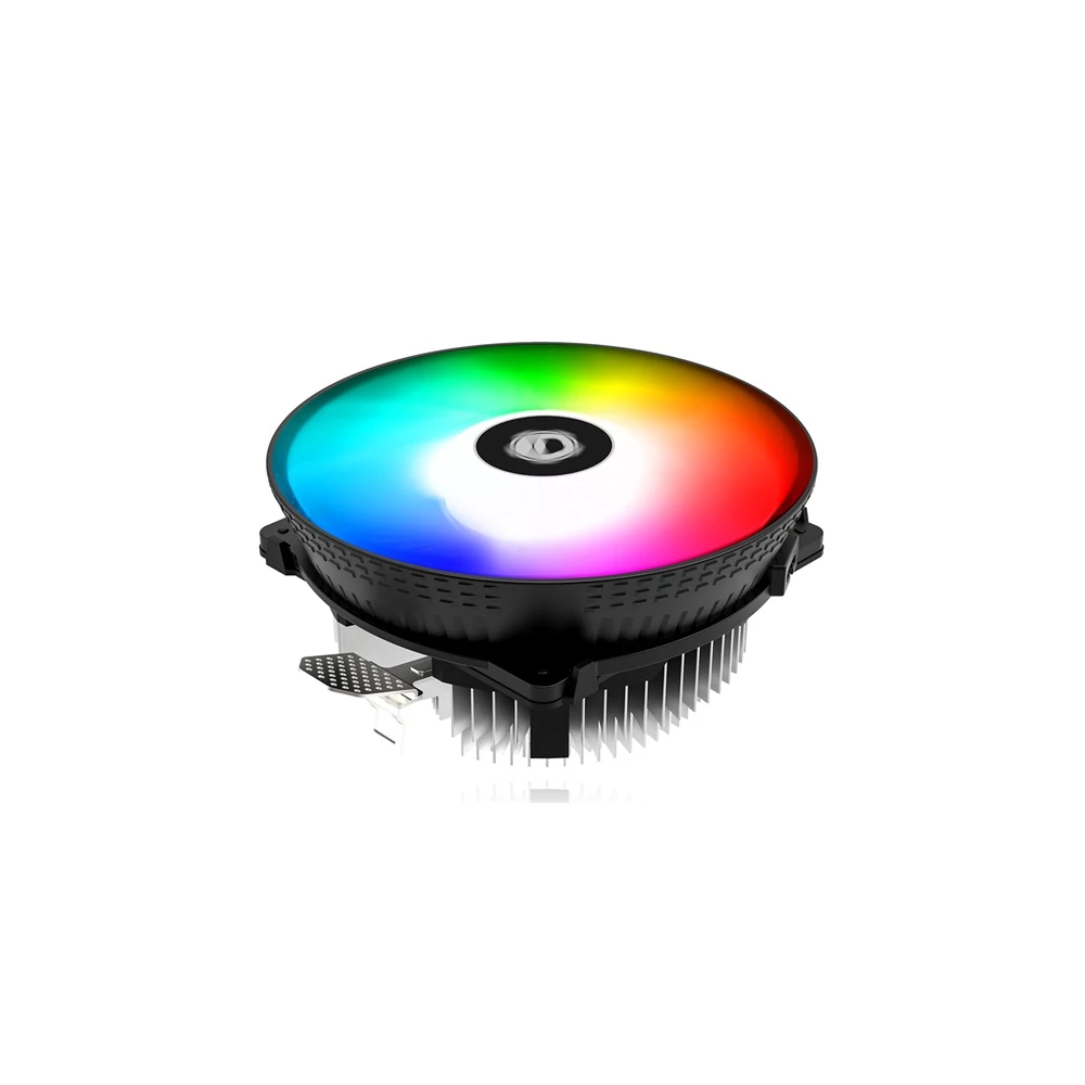 ID-Cooling CPU Cooler - DK-03 Rainbow (14.2-25.6dB; max. 104,48 m3/h; 4pin csatlakozó, PWM, 12cm, LED)