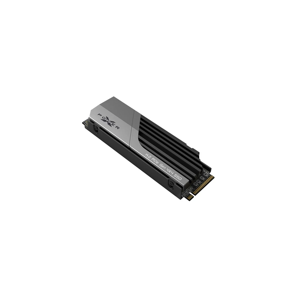 Silicon Power SSD - 1TB XS70 (r:7300MB/s; w:6800 MB/s, NVMe 1.4 támogatás, M.2 PCIe Gen 4x4, hűtőbordás)