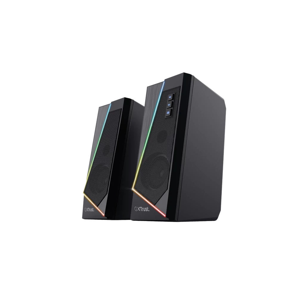 Trust Hangszóró 2.0 - GXT 609 Zoxa (2.0; világítás; 3,5mm jack + USB power; 6W RMS)