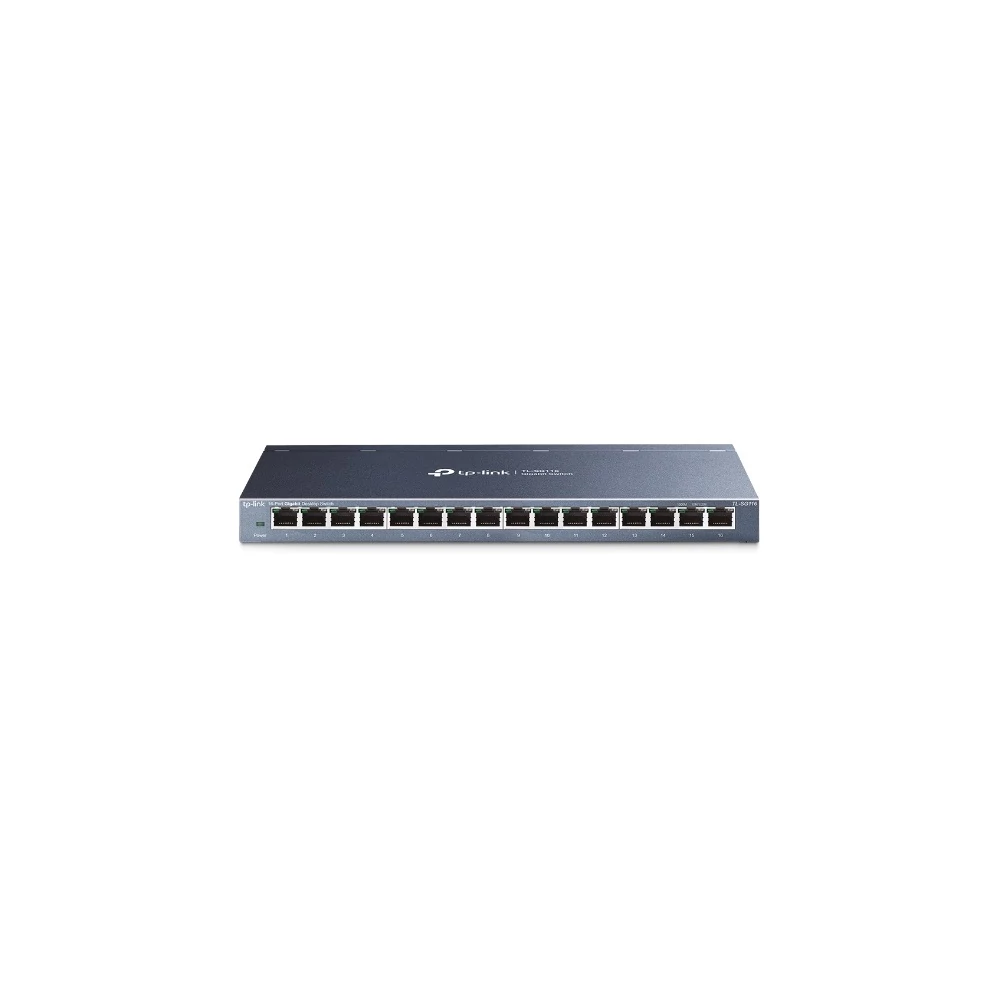 TP-Link Switch  - TL-SG116 (16 port, 1Gbps; fém ház)