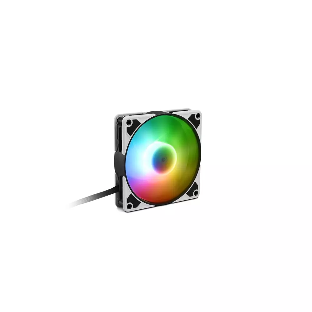 Sharkoon Cooler 12cm - SilentStorm 120 PWM RGB Fan (20,4dB; 93,6 m3/h; 1400rpm; 3pin + 4pin csatlakozó; ház hűtésre)