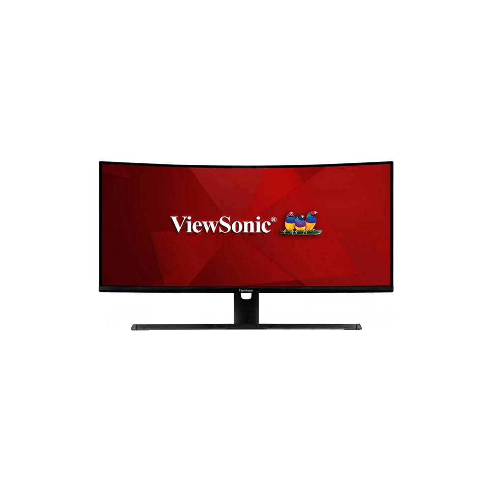 ViewSonic Monitor 34" - VX3418-2KPC (VA, 21:9, 3440x1440, 1ms, 300cd/m2, 144Hz, HDMI, DP, VESA, SPK, fekete, ívelt)