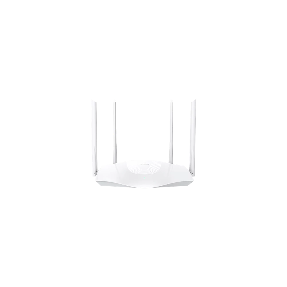 Tenda Router WiFi AX1800 - RX3 (574Mbps 2,4GHz + 1201Mbps 5GHz; 4port 1Gbps, MU-MIMO; 4x6dBi)