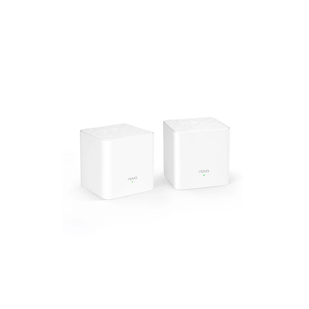 Tenda Mesh WiFi AC1200 - Nova MW3 (2pack; 300Mbps 2,4GHz + 867Mbps 5GHz; 2port 100Mbps; 2x3dBi)