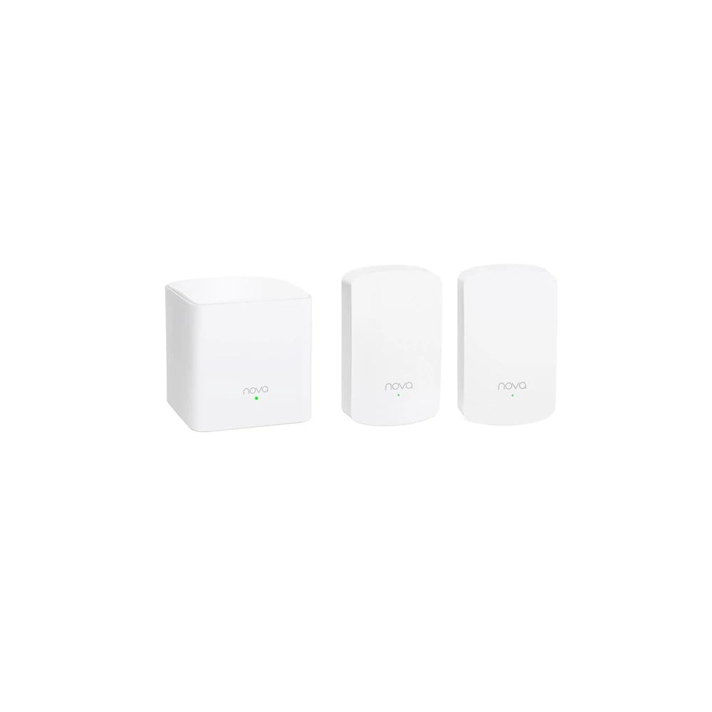 Tenda Mesh WiFi AC1200 - Nova MW5 (3pack; 300Mbps 2,4GHz + 867Mbps 5GHz; 2port 1Gbps; 1port 100Mbps secondary)