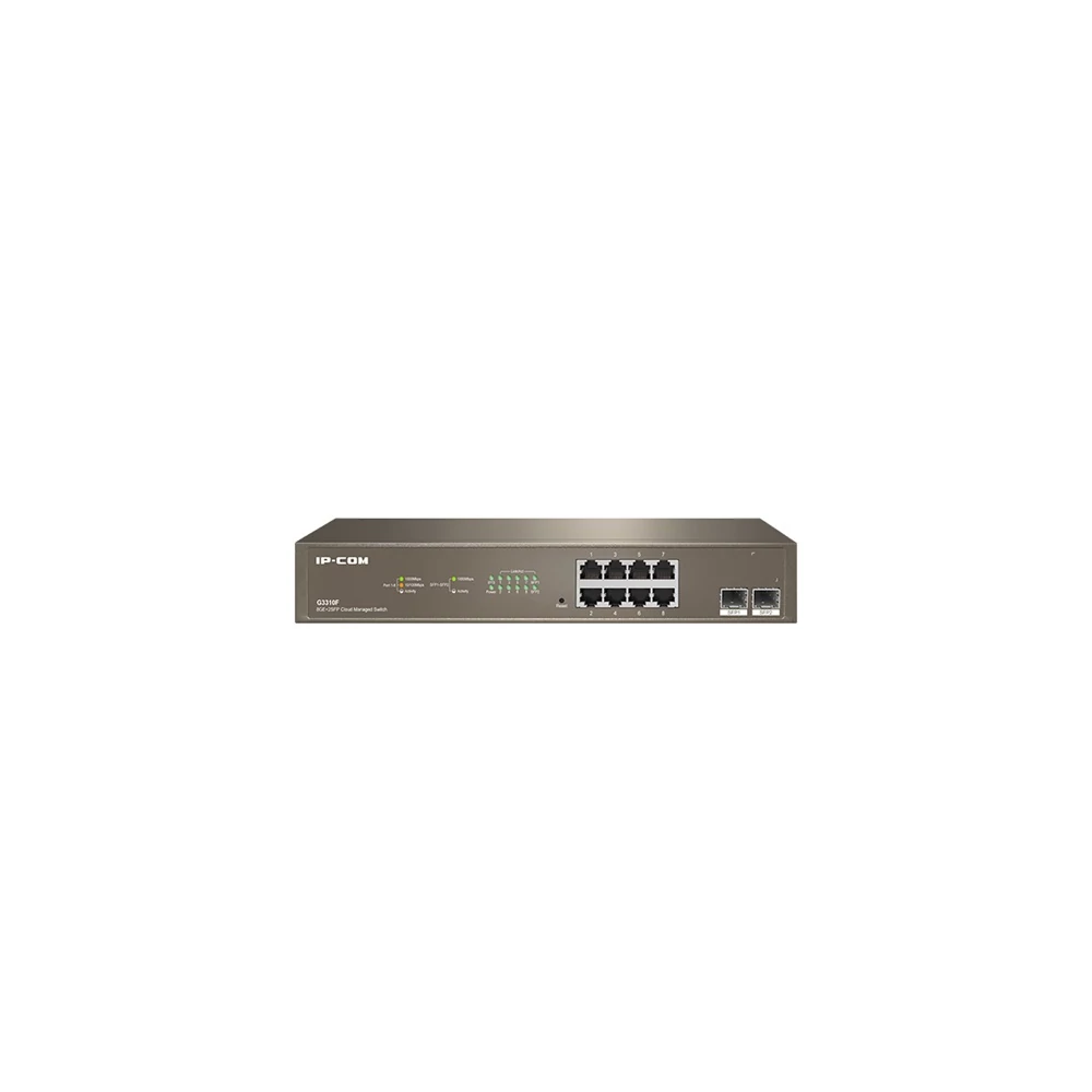 IP-COM Switch Vezérelhető - G3310F (8x1Gbps; 2x SFP)