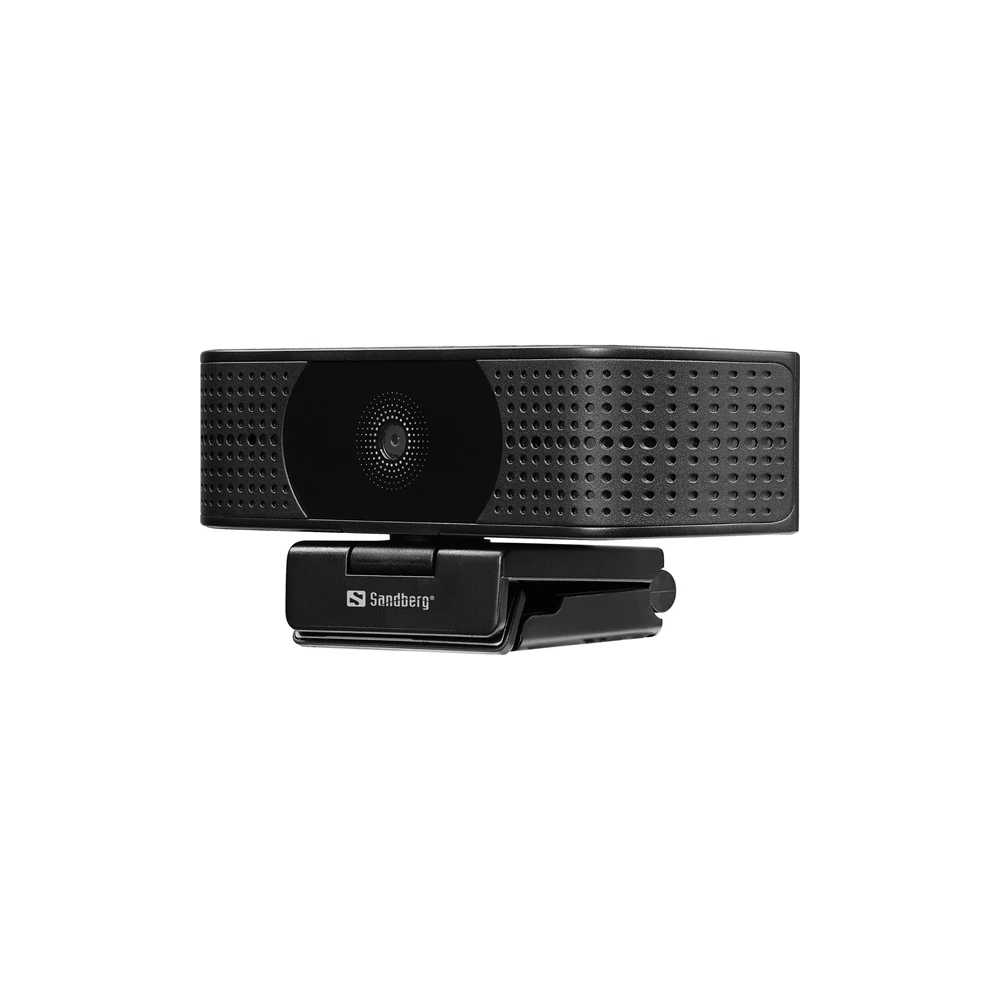 Sandberg Webkamera - USB Webcam Pro Elite 4K UHD (3840x2160, Autofocus, Betekintési szög: 78°, fekete)
