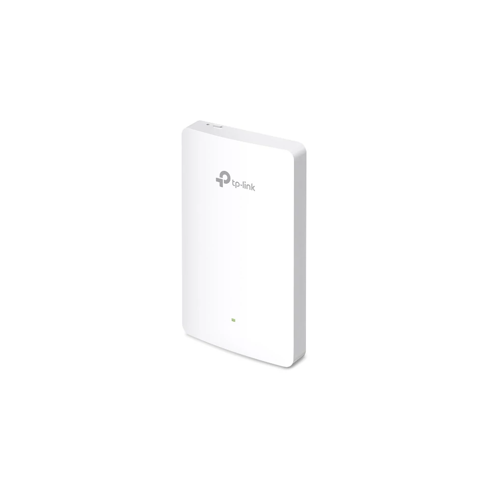TP-Link Access Point WiFi AX1800 - Omada EAP615-Wall (574Mbps 2,4GHz + 1201Mbps 5GHz; 3x 1Gbps; af/atPoE; fali dobozhoz)