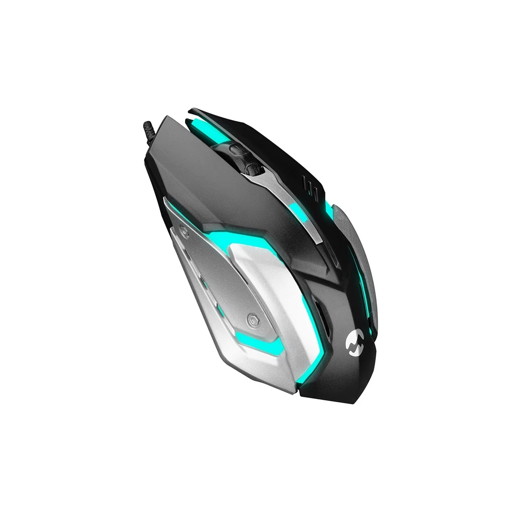 Everest Egér - SM-G72  (1200 DPI, 4gomb, 1,5m kábel, optikai, fekete, RGB LED)
