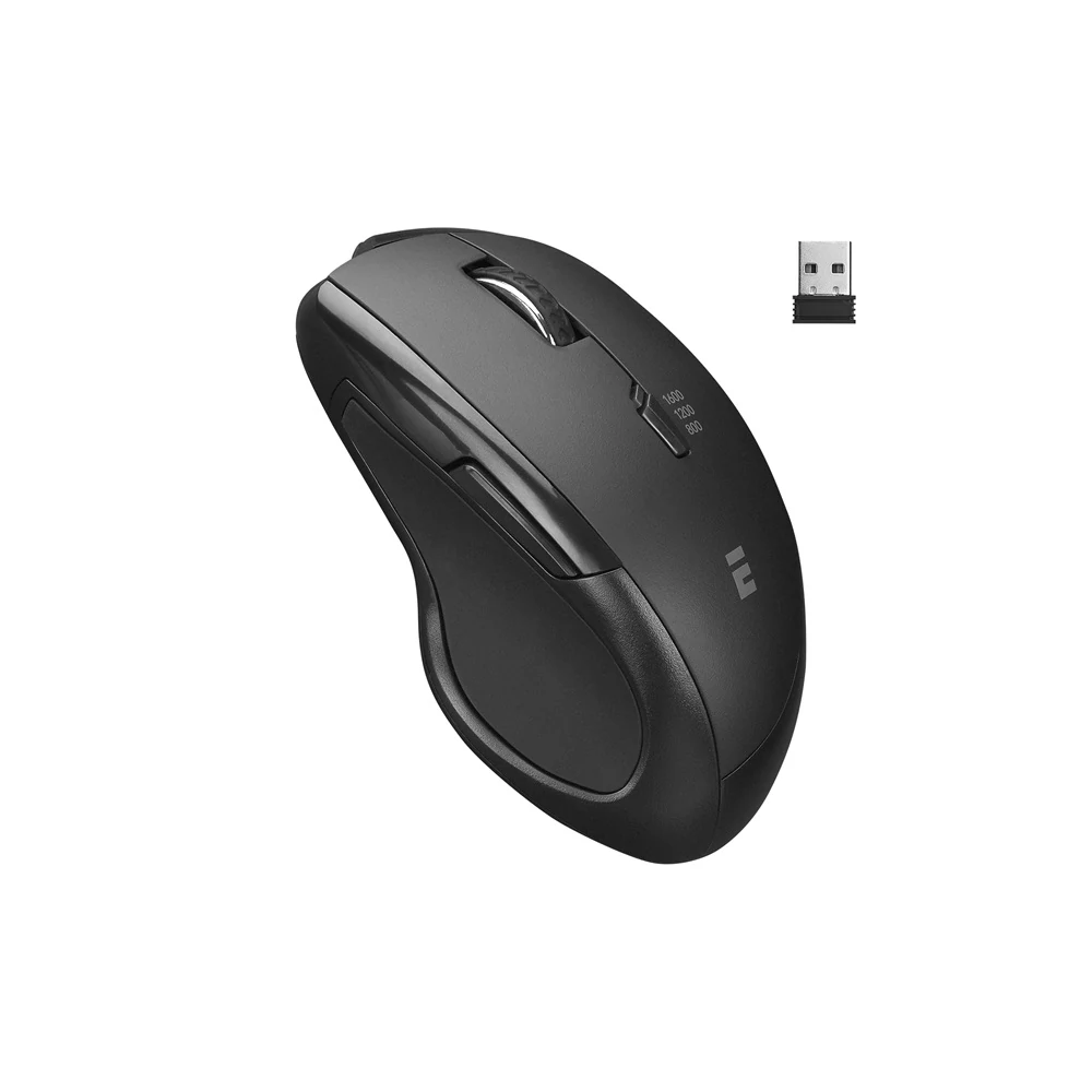 Everest Vezeték nélküli Egér - SM-32BT (Bluetooth, 1600 DPI, 6 gomb, optikai, fekete, RGB LED)