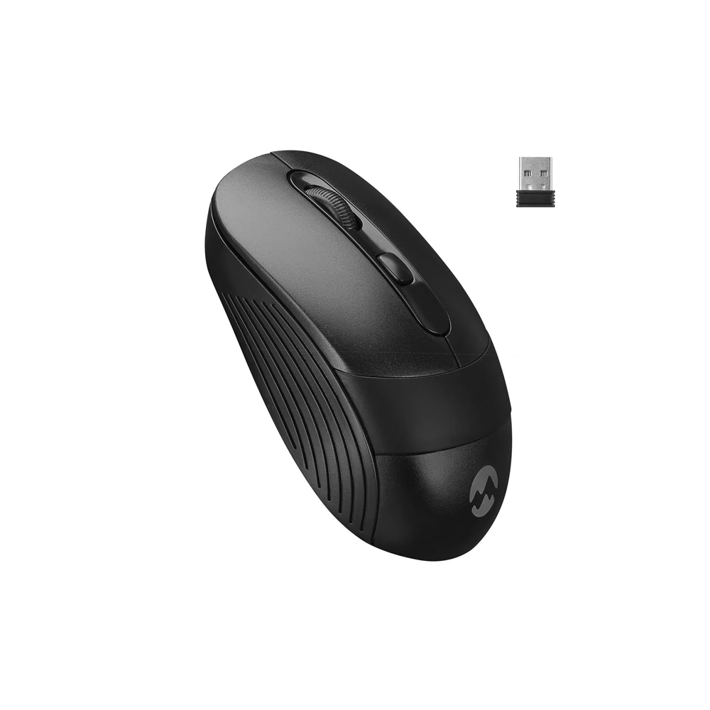 Everest Vezeték nélküli Egér - SM-18 Black (1600 DPI, 4gomb, optikai, fekete)