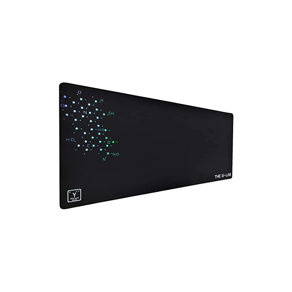 The G-Lab Egérpad - PAD YTTRIUM XXL (900x400x4mm, vízálló, fekete)
