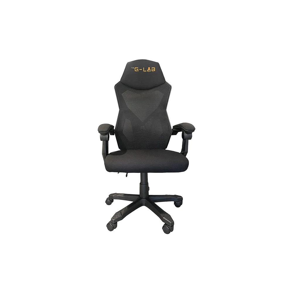 The G-Lab Gamer szék - KS RHODIUM A (fekete; állítható magasság; áll. kartámasz)