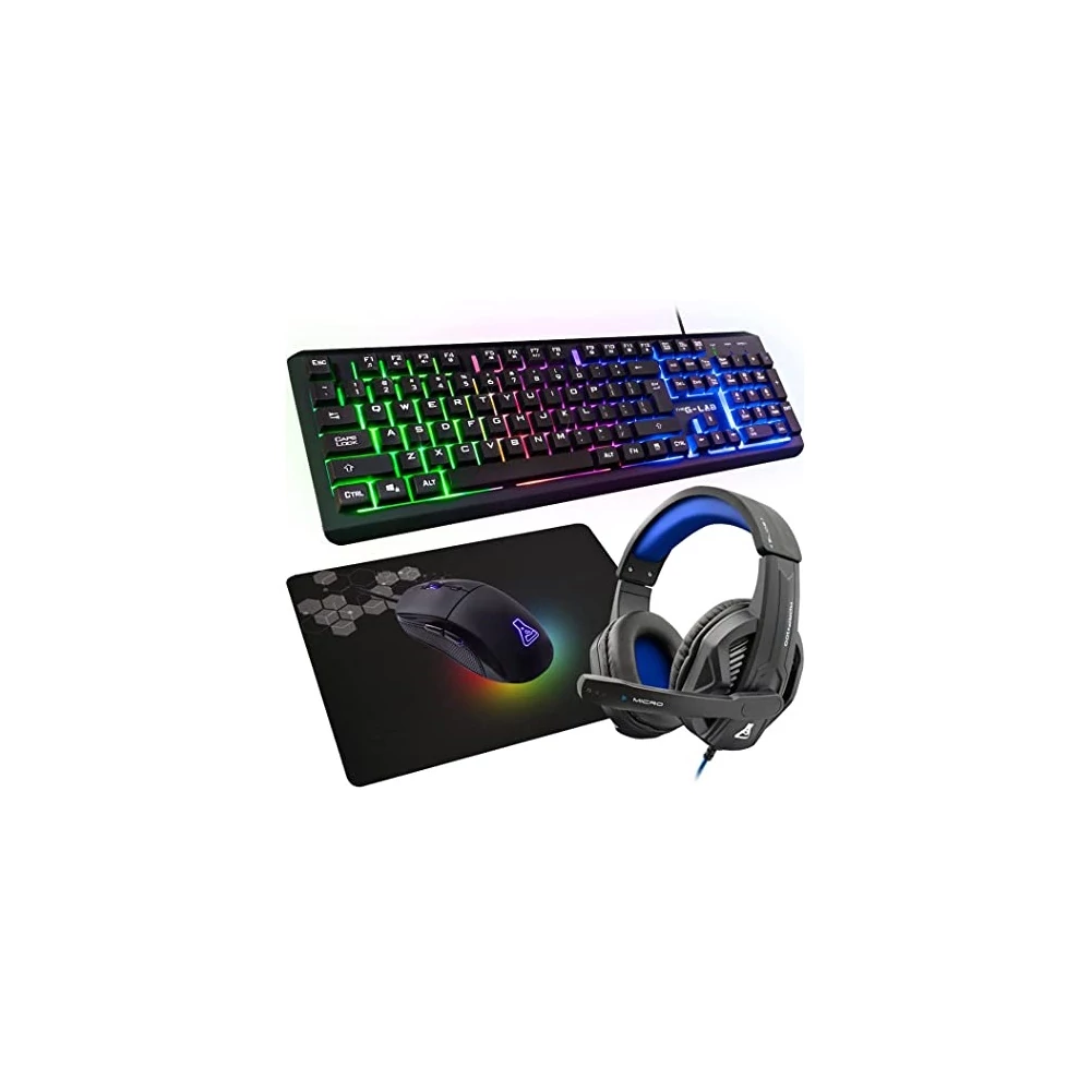The G-Lab Gaming kit - 4 in 1 COMBO SELENIUM HU (KEYZ 160 billentyűzet, KULT 170 egér, egérpad, KORP 100 headset,magyar)