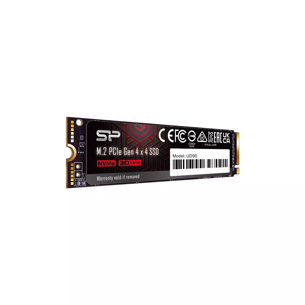Silicon Power SSD - 1TB UD90 (r:4800MB/s; w:4200 MB/s, NVMe 1.4 támogatás, M.2 PCIe Gen 4x4)