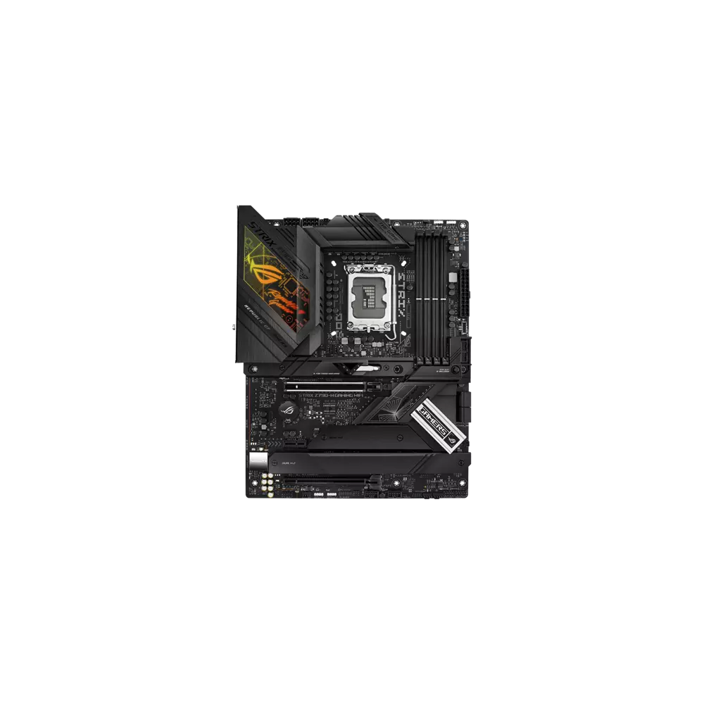 Asus Alaplap - Intel ROG STRIX Z790-H GAMING WIFI LGA1700 (Z790, ATX, 4xDDR5 7800+MHz, 4xSATA3, 4xM.2, HDMI+DP)