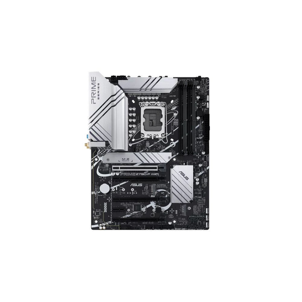 Asus Alaplap - Intel PRIME Z790-P WIFI LGA1700 (Z790, ATX, 4xDDR5 7200+MHz, 4xSATA3, 3xM.2, HDMI+DP)