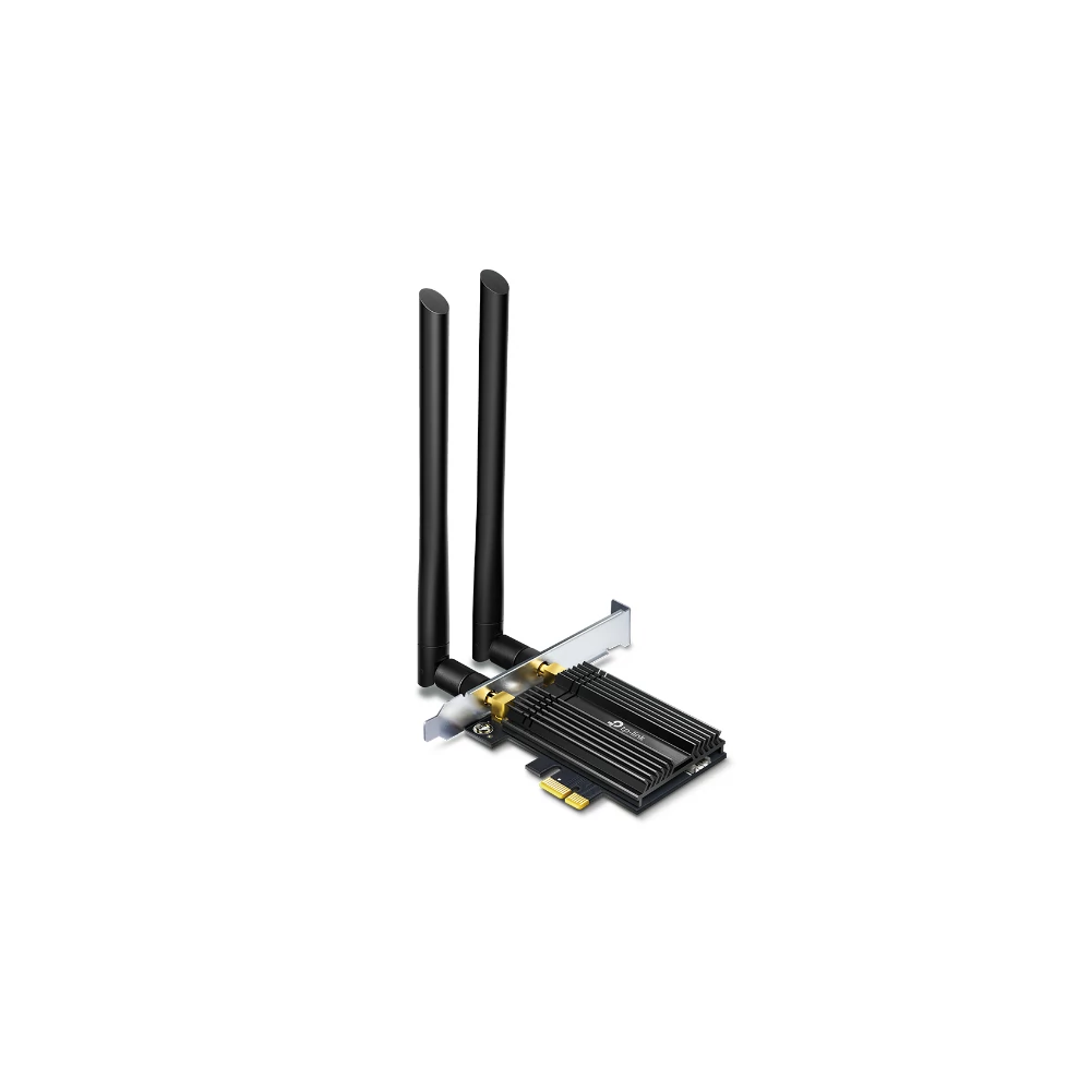 TP-Link Hálózati adapter WiFi AX3000 - Archer TX50E (PCI-E; 574Mbps 2.4Ghz + 2402Mbps 5Ghz; Bluetooth 5.0; Wifi6)