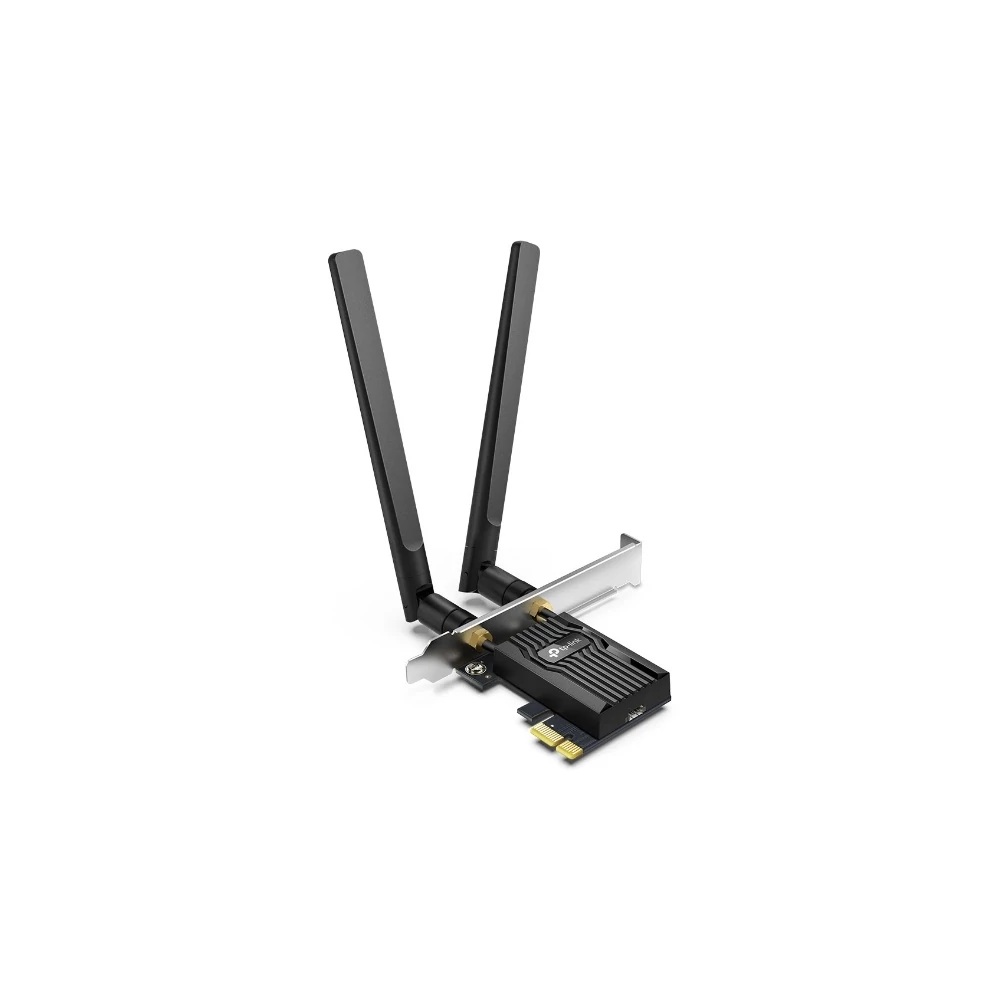 TP-Link Hálózati adapter WiFi AX3000 - Archer TX55E (PCI-E; 574Mbps 2.4Ghz + 2402Mbps 5Ghz; Bluetooth 5.0; Wifi6)