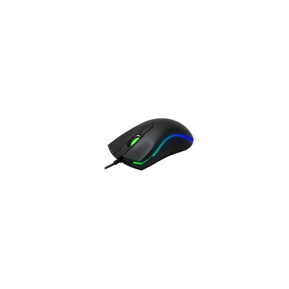 Everest Egér - SM-M9 (1000 DPI, 3gomb, 1,35m kábel, optikai, fekete, LED)