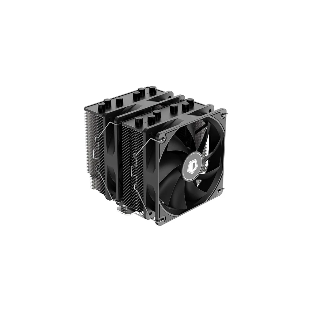 ID-Cooling CPU Cooler - SE-206-XT (15.2-35.2 dB; max 129,39 m3/h; 4Pin csatlakozó, 6 db heatpipe, 2x12cm, PWM)