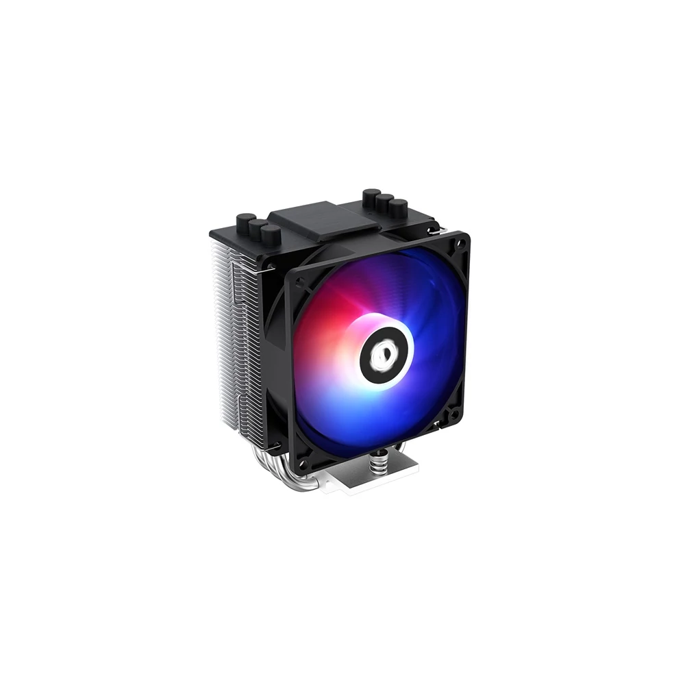 ID-Cooling CPU Cooler - SE-903-XT (25,8dB; max. 77,81 m3/h, 4pin csatlakozó, 3 db heatpipe, 9cm, PWM,  LED)