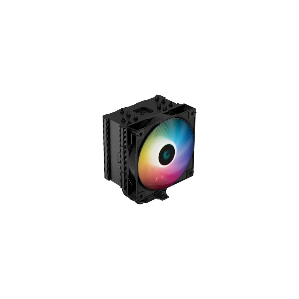 DeepCool CPU Cooler - AG500 BK ARGB (29,4 dB; max, 115,32 m3/h; 4pin csatlakozó, 5 db heatpipe, 12cm, PWM, LED)