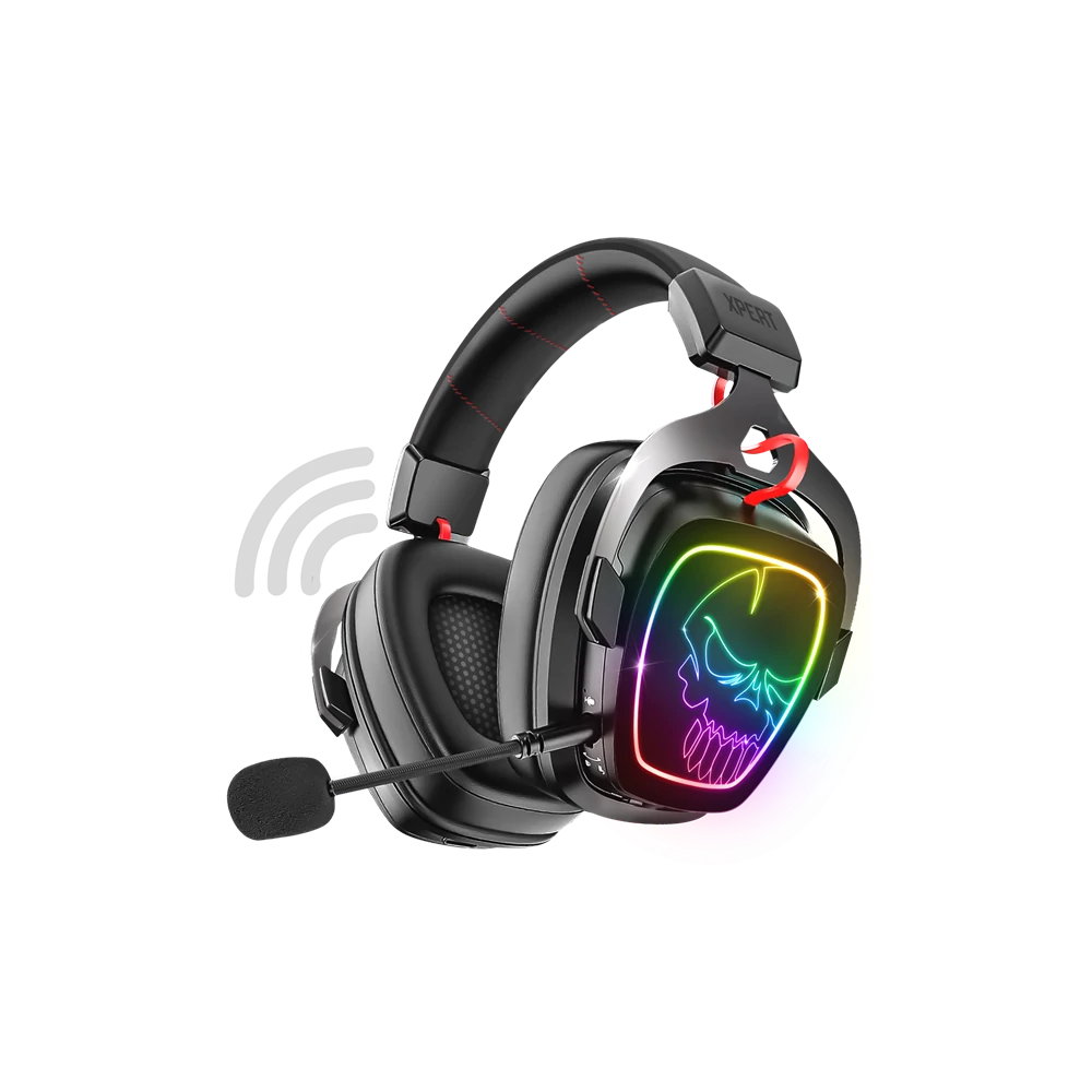 Spirit of Gamer Wireless Fejhallgató - MIC-XH1500 (MultiPlatform, 7.1, mikrofon, hangerőszabályzó, nagy-párnás, fekete)
