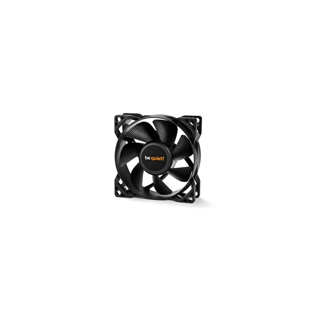 Be Quiet! Cooler 8cm - PURE WINGS 2 80mm PWM (1900rpm, 19,2dB, fekete)