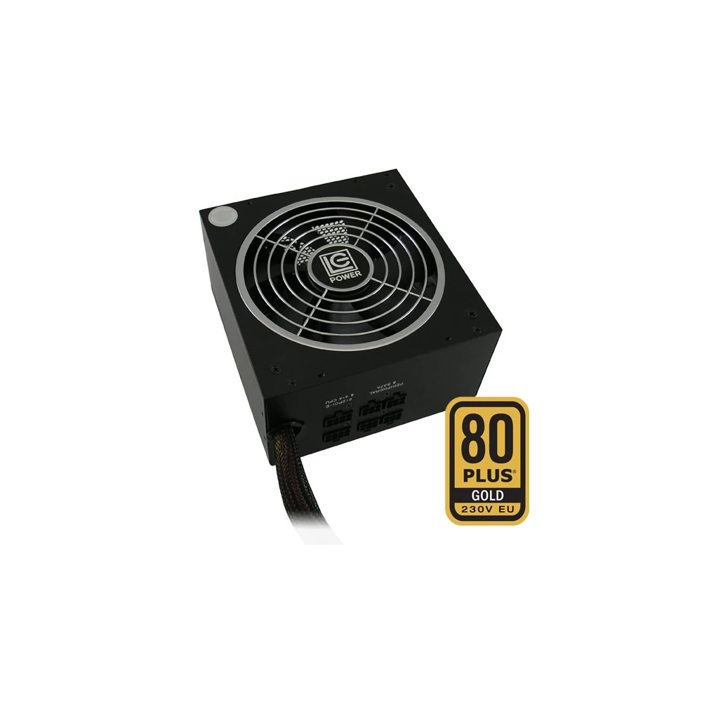 LC-Power Tápegység 460W - LC6460GP4 (80 Plus Gold, Aktív PFC, Moduláris, 14cm)