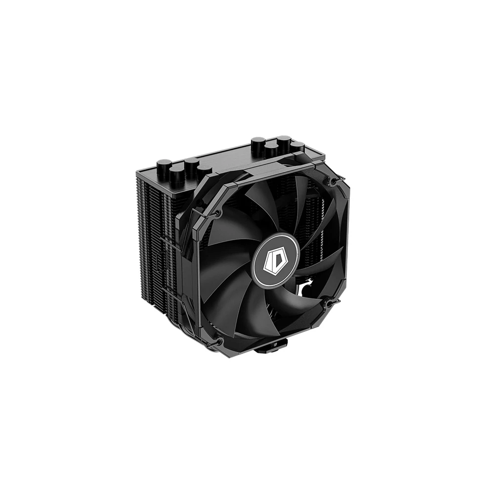 ID-Cooling CPU Cooler - SE-224-XTS MINI BLACK (31,5dB; max. 118,59 m3/h; 4pin csatlakozó, 4 db heatpipe, 12cm, PWM)