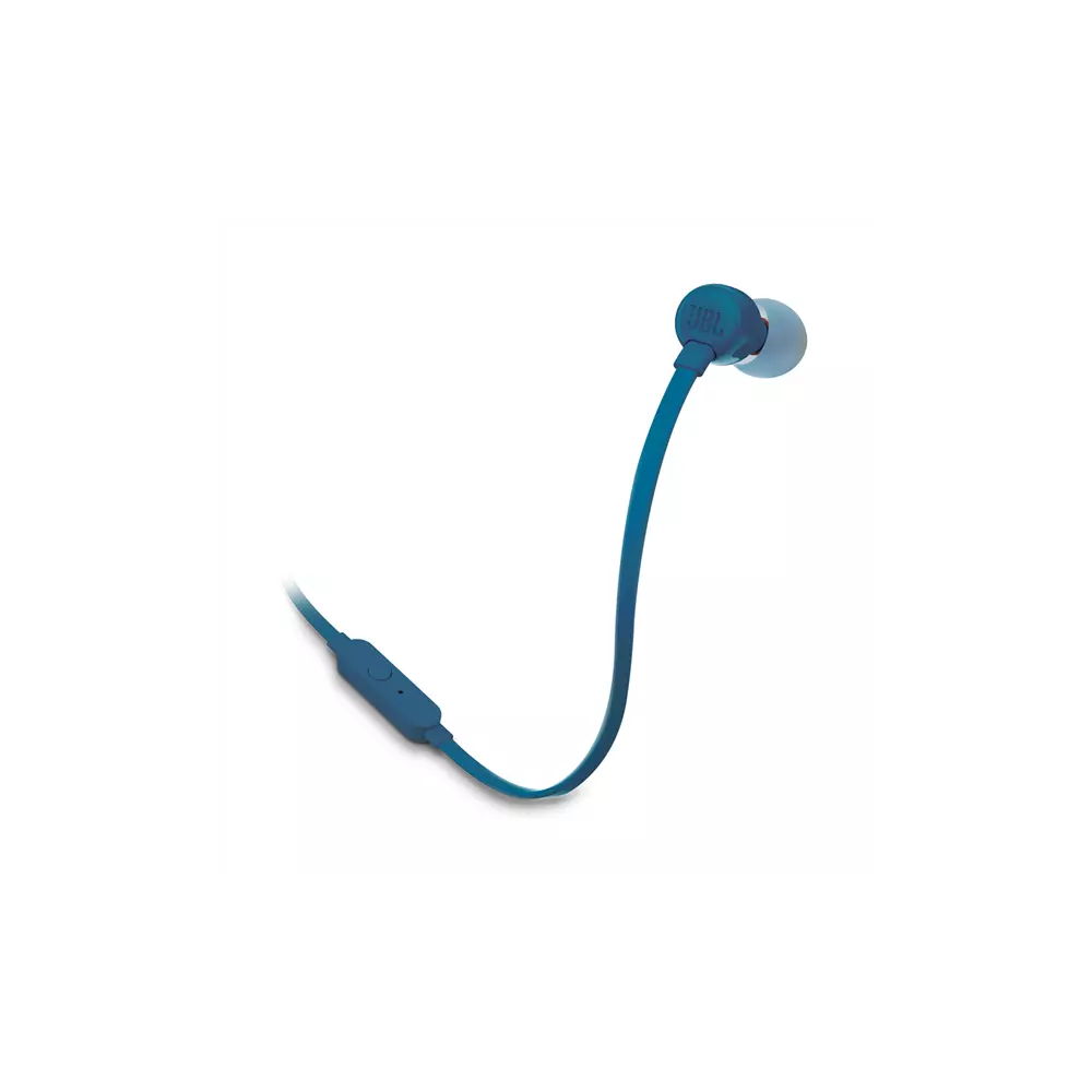 JBL Fülhallgató - Tune 110 (mikrofon, 3.5mm jack, 1.1m kábel, Kék)