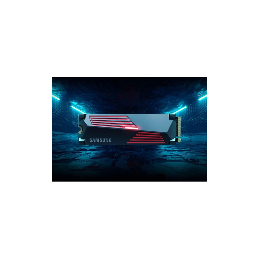 Samsung SSD 1TB - MZ-V9P1T0GW (990 PRO hűtőbordás, PCle 4.0x4, NVMe M.2, 1TB)