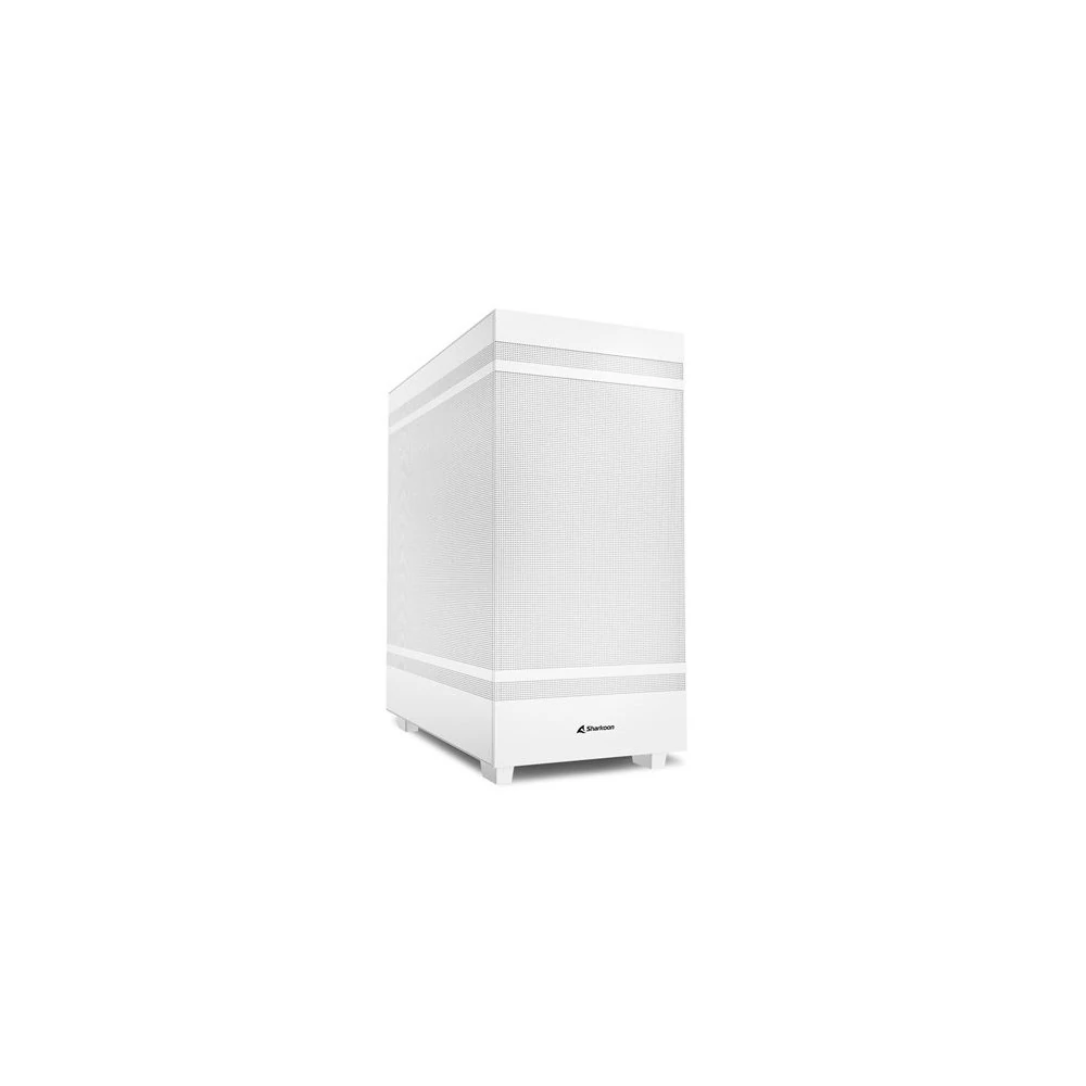 Sharkoon Számítógépház - Rebel C50 White (fehér; 2x120 mm ventilátor, 2xUSB3.0; 1xUSB 3.2; I/O)