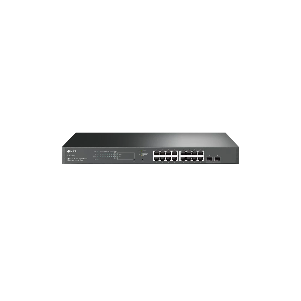 TP-Link Switch Smart- TL-SG2218P JetStream™ (16port 1Gbps; 16× 802.3at/af PoE+ port; 150W; 2port SFP; IPv6; L2/L3/L4)