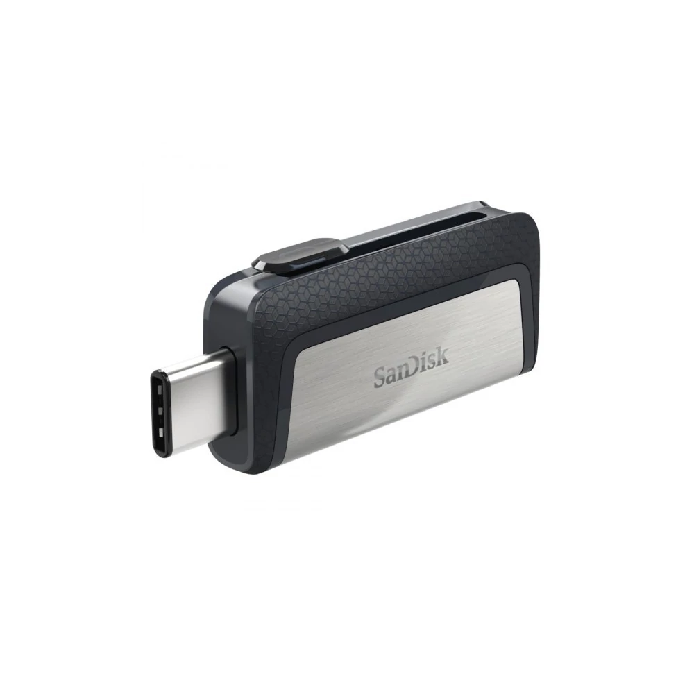 SanDisk Pendrive - 32GB Dual Drive (150MB/s, Type-C, USB 3.1 Gen 1, fekete)