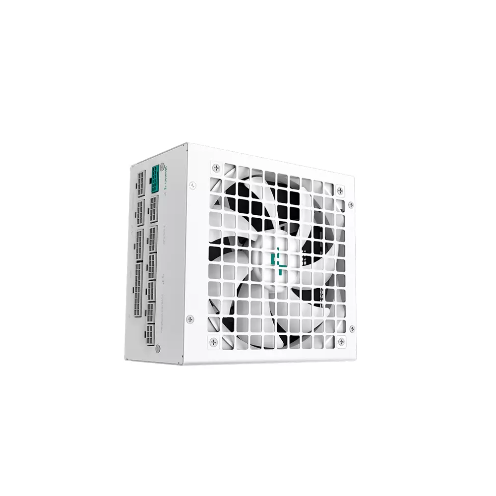 DeepCool Tápegység 1000W - PX1000-G WH EU (80 Plus Gold, ATX3.0,  Aktív PFC, Full Moduláris, fehér)