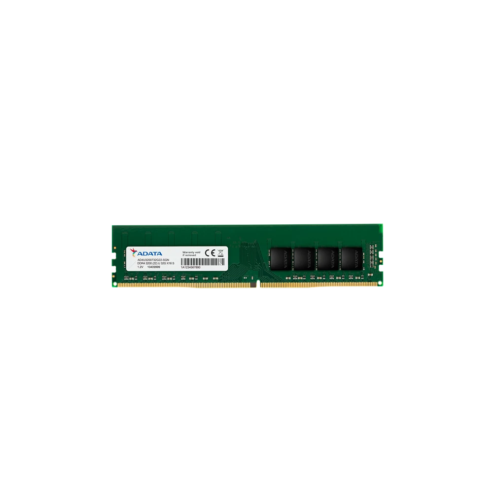 ADATA Memória Desktop - 32GB DDR4 (32GB, 3200MHz, CL22, 1.2V, SINGLE)
