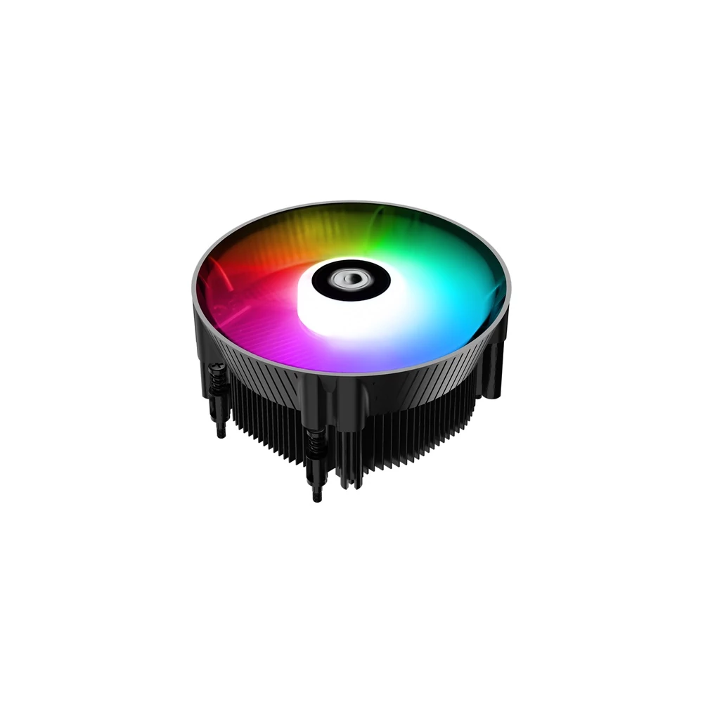 ID-Cooling CPU Cooler - DK-07A RAINBOW (25,6dB; max. 104,48 m3/h; 3pin csatlakozó, 12cm, LED)