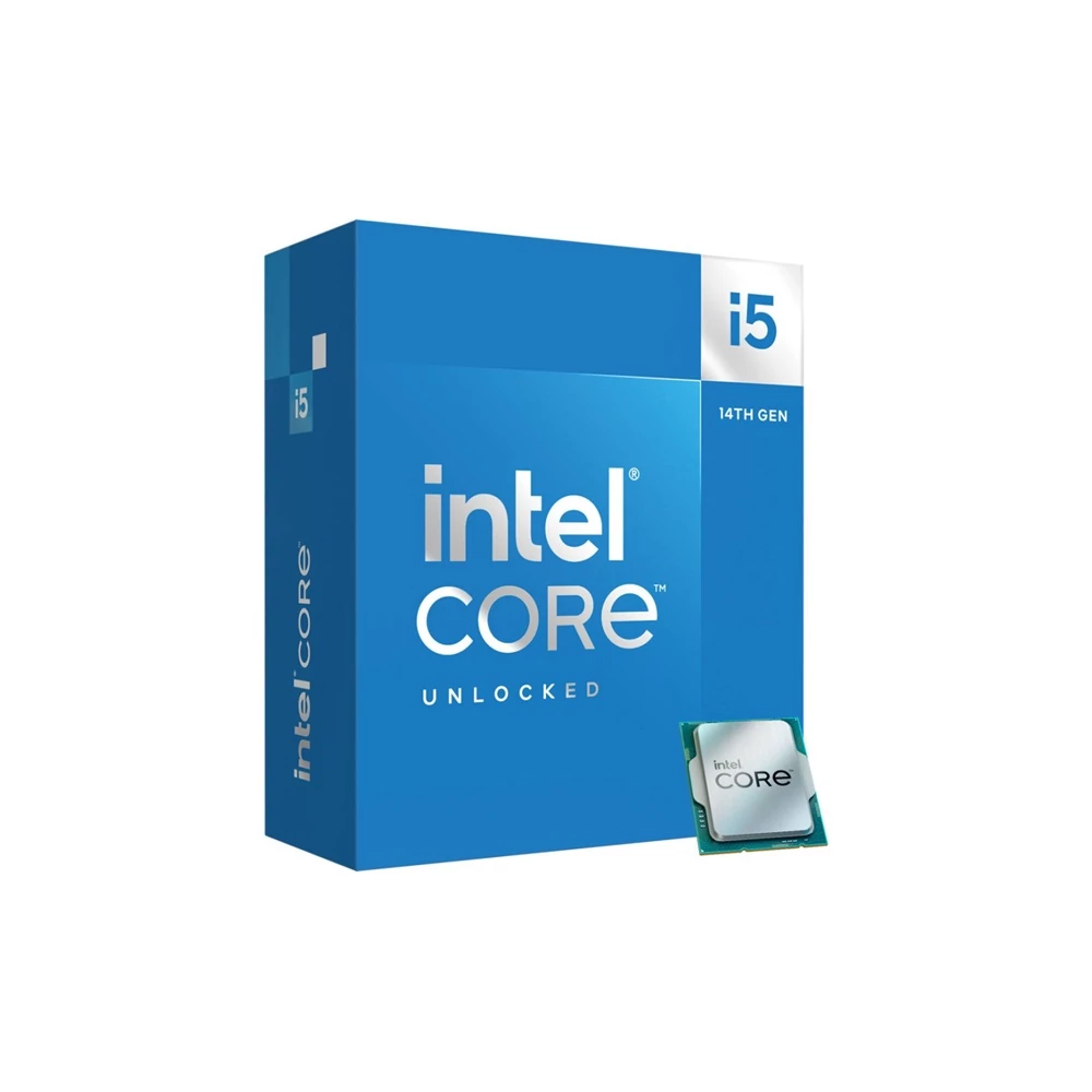Intel Processzor - Core i5-14600K (3500Mhz 24MBL3 Cache 10nm 125W skt1700 Raptor Lake) BOX No Cooler