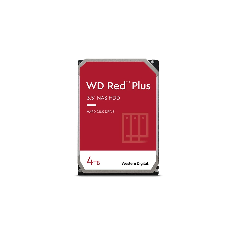 Western Digital Belső HDD 3.5" 4TB - WD40EFPX (5400rpm, 256 MB puffer, SATA3 - Red Plus széria)