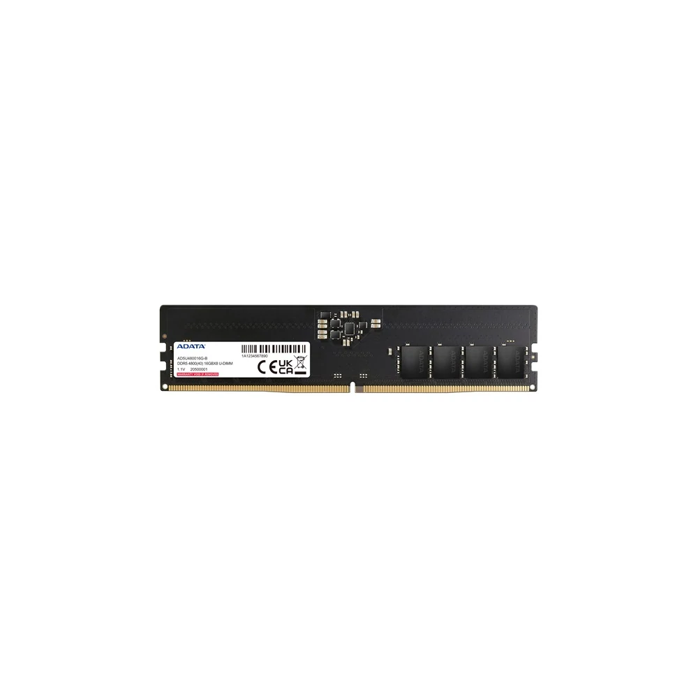 ADATA Memória Desktop - 16GB DDR5 (16GB, 4800MHz, CL40, 1.1V)