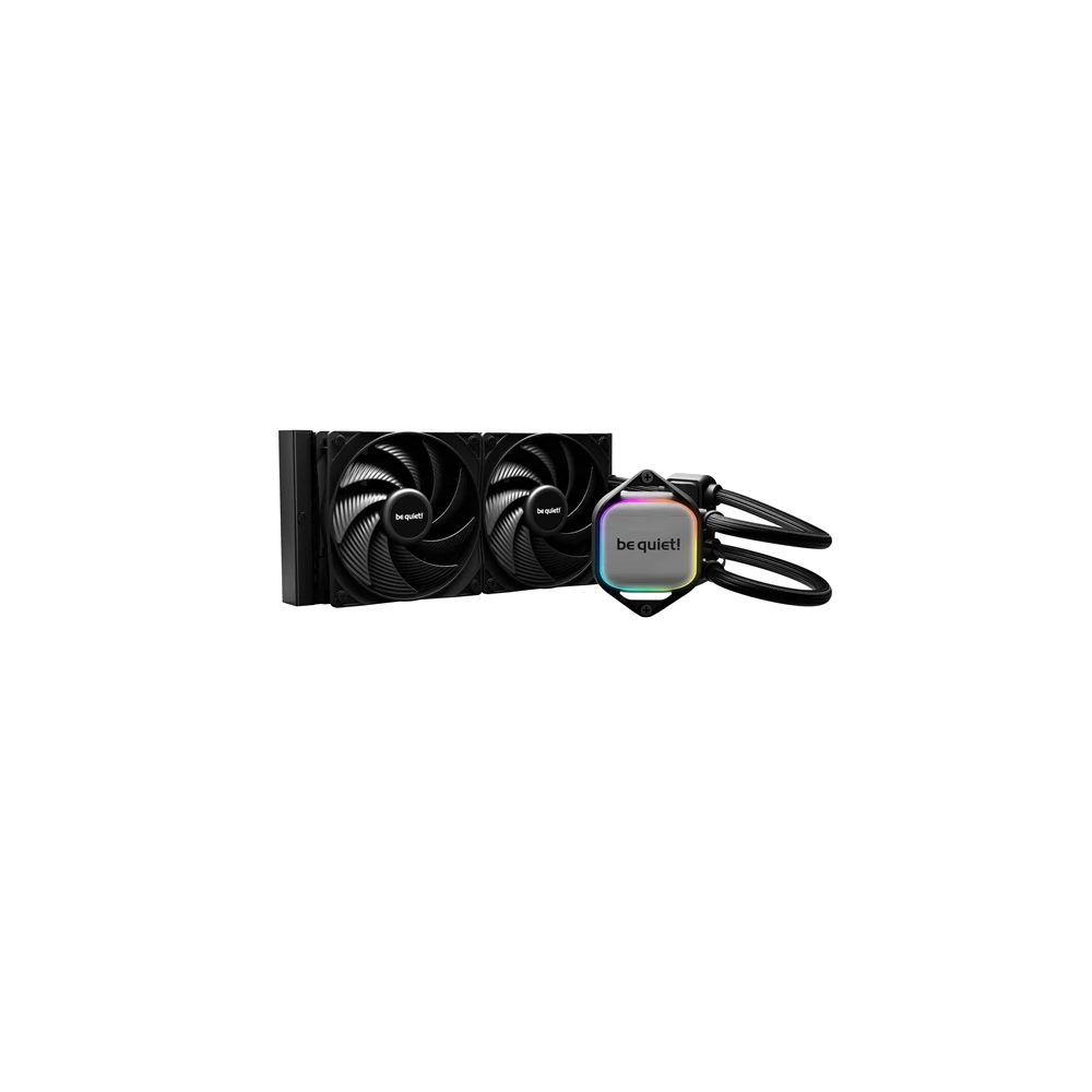 Be Quiet! CPU Water Cooler - PURE LOOP 2 240mm (2x120mm, csatlakozó: 3pin, cső hossza: 400mm)