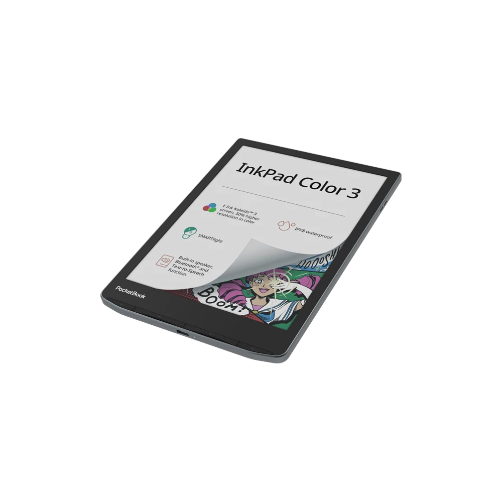 POCKETBOOK e-Reader - INKPad COLOR 3 (7,8"E Ink Kaleido, Cpu: 1,8GHz,1GB,32GB,2900mAh, BT,wifi, IPX8)