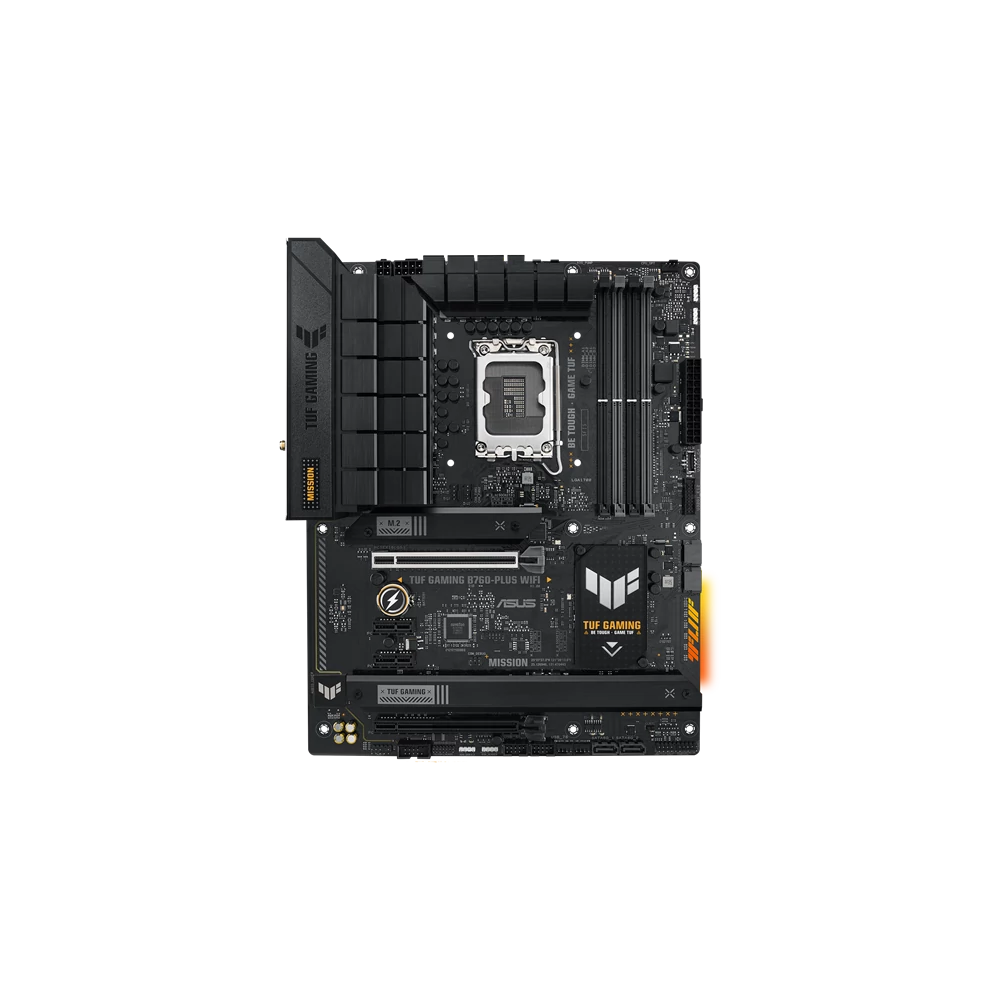 Asus Alaplap - Intel TUF GAMING B760-PLUS WIFI s1700 (B760, 4xDDR5 7200MHz, 4xSATA3, 3xM.2, HDMI+DP)