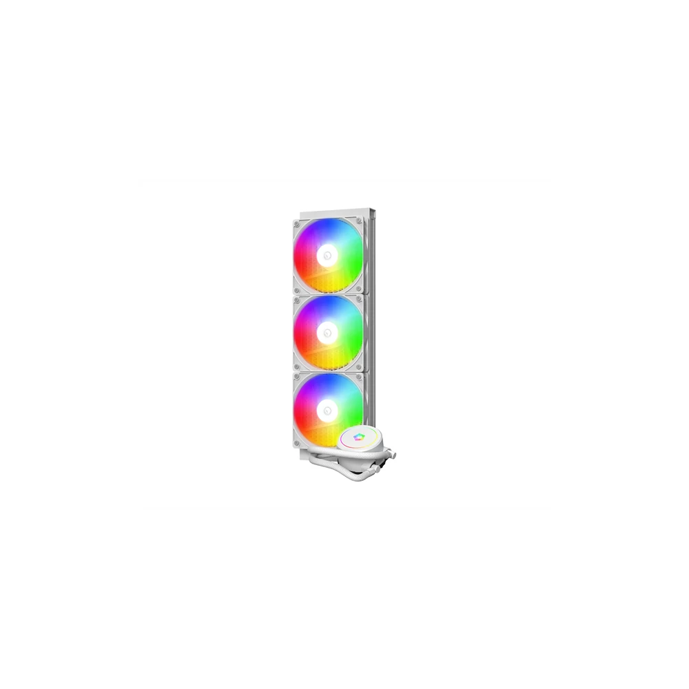 ID-Cooling CPU Water Cooler - FX360 ARGB WHITE (35,2dB; max. 129,39 m3/h; 3x12cm, A-RGB LED, fehér)
